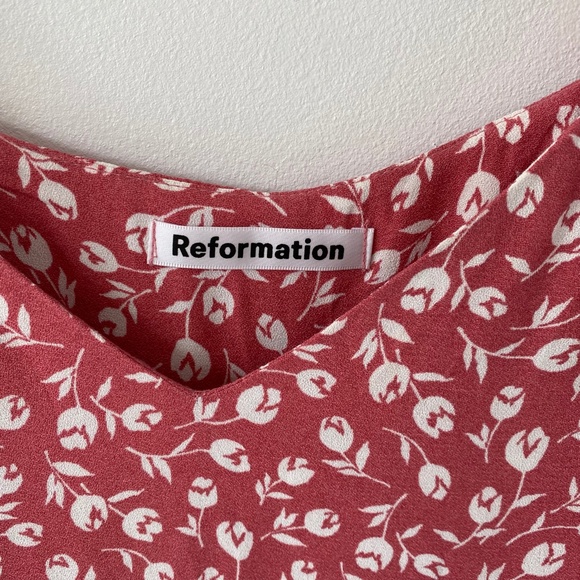 Reformation Marlowe Dress - Sz L - Picture 11 of 13